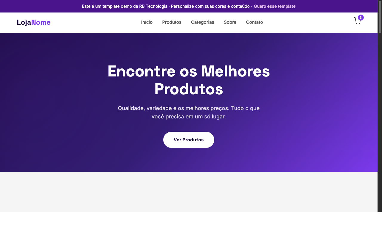 Template Loja Online