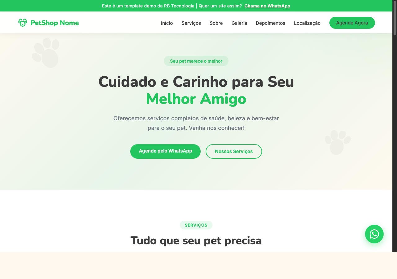 Template Petshop