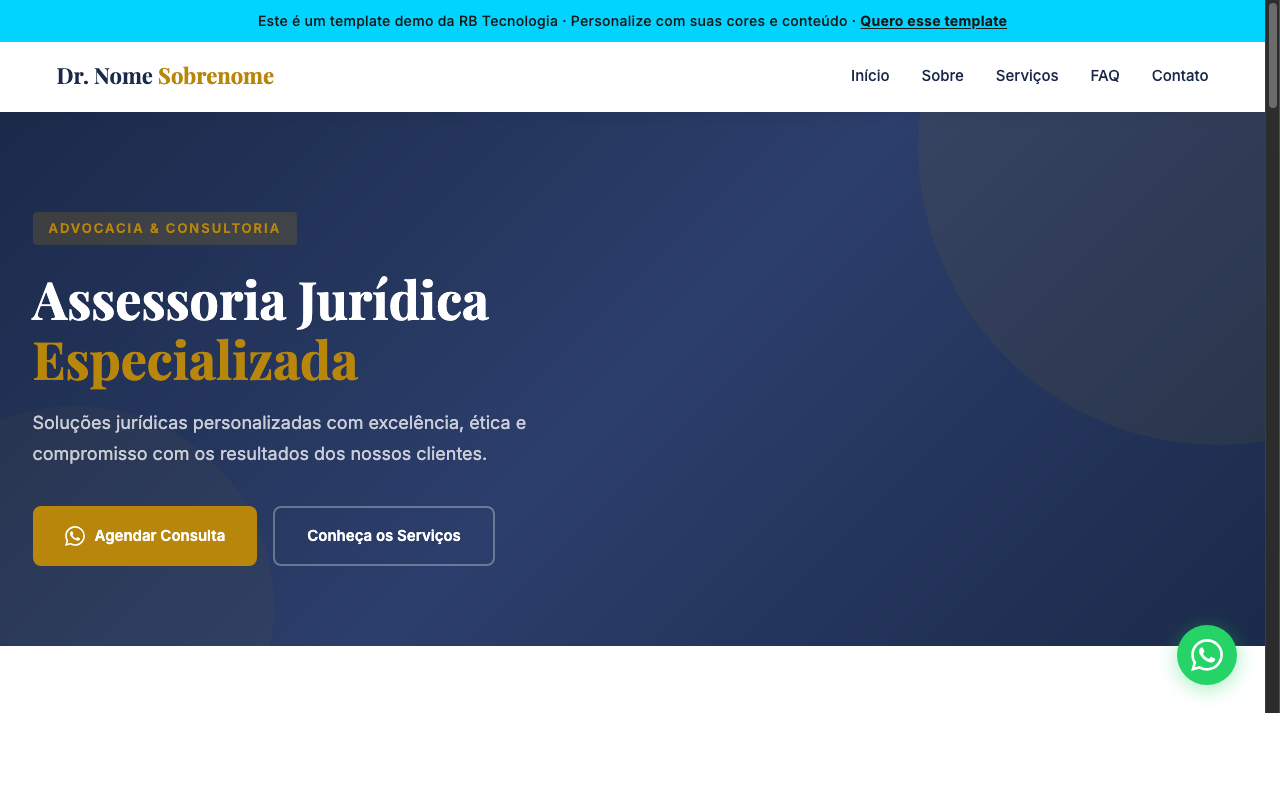 Template Profissional Liberal