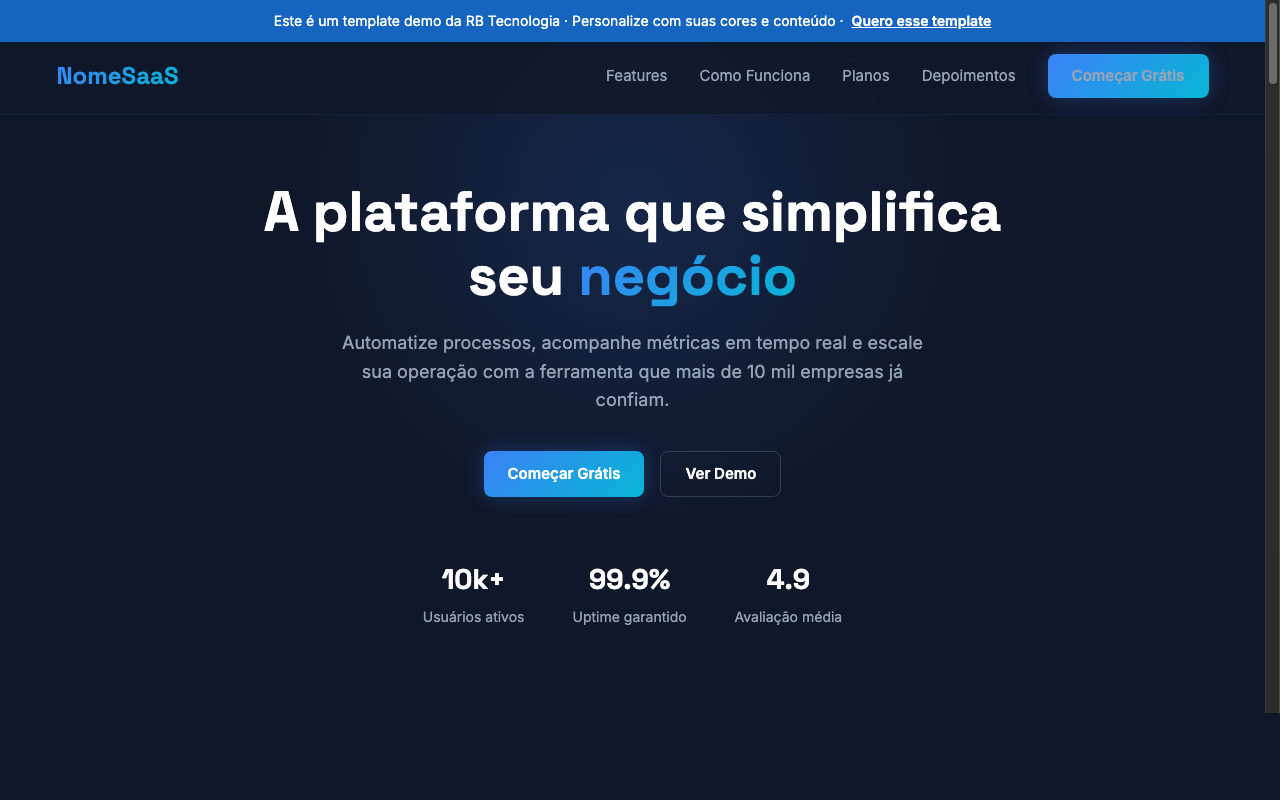Template Startup